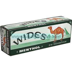 Camel Wides Menthol box cigarettes